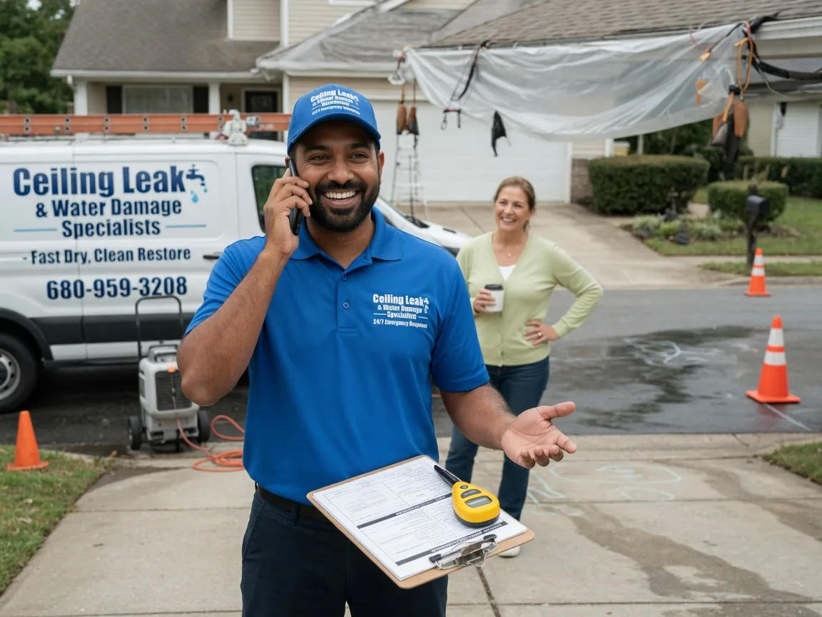 Ceiling Leak Cleanup Burgoon, OH FAQs